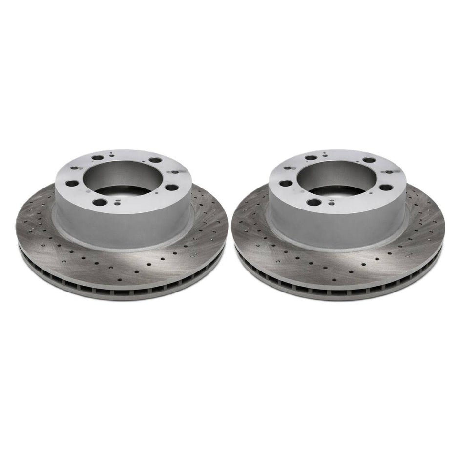 Front brake discs, drilled (pair). Porsche Boxster 986 - Porsche Boxster/Cayman