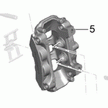Porsche Originalteil – Bremssattel, HINTEN. Porsche 991.1 C2 / C4