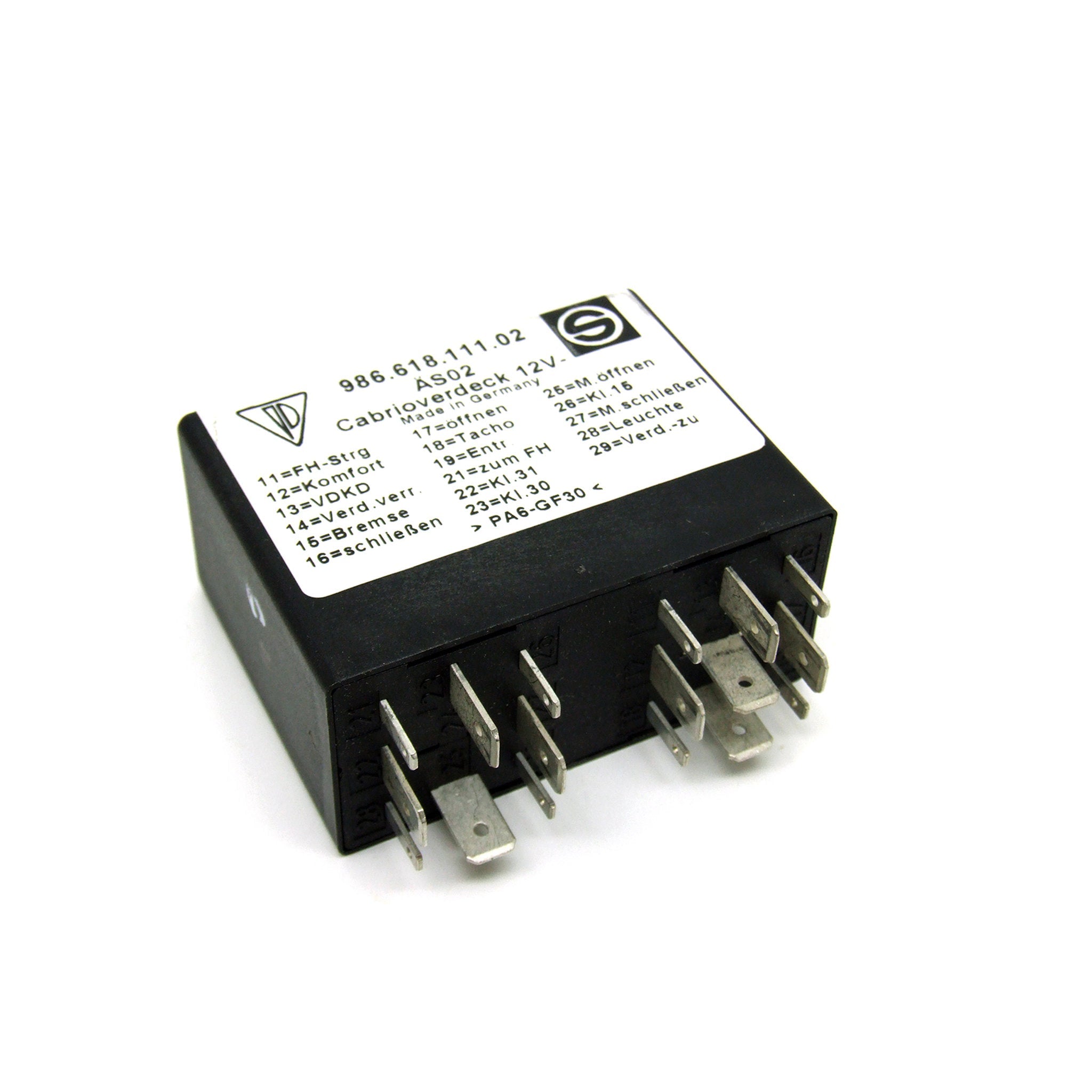 Convertible Top Relay – Porsche Boxster/Cayman
