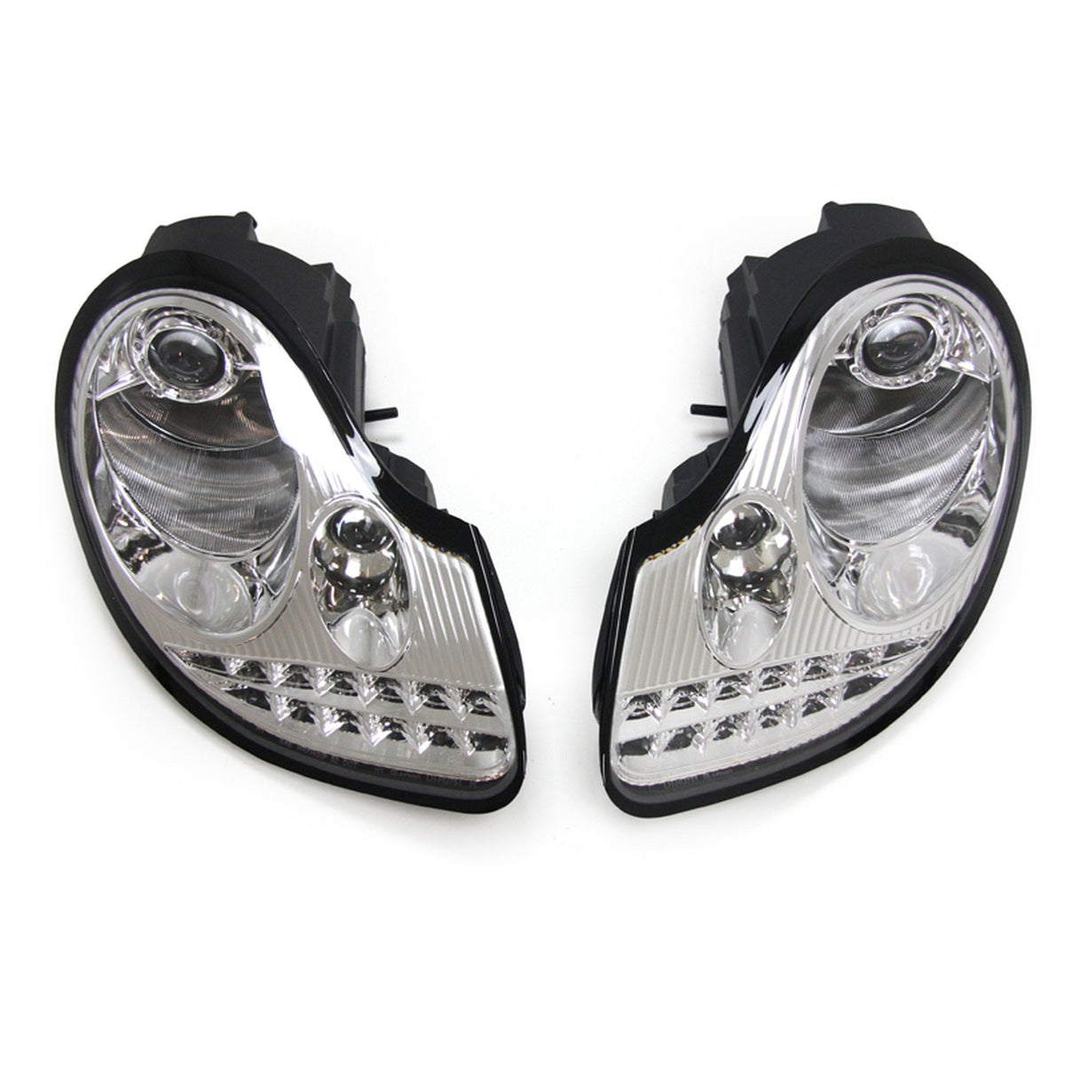 Headlights with LED Bulbs – Porsche Boxster/Cayman