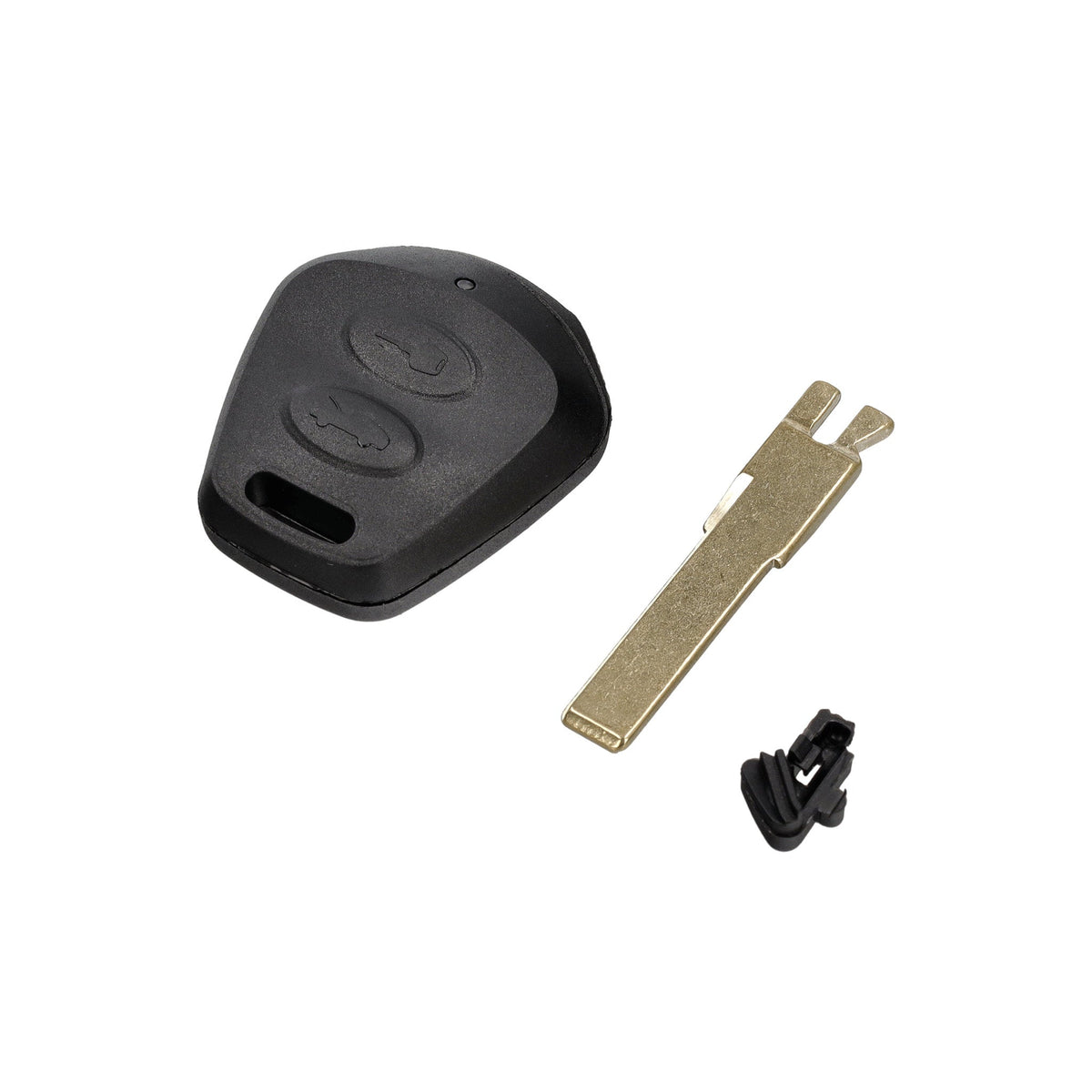 Key Head Housing with Blank Key – Porsche Boxster/Cayman