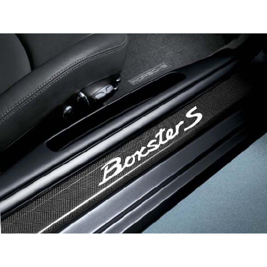 Carbon Side Skirt Trims with Logo – Porsche Boxster/Cayman