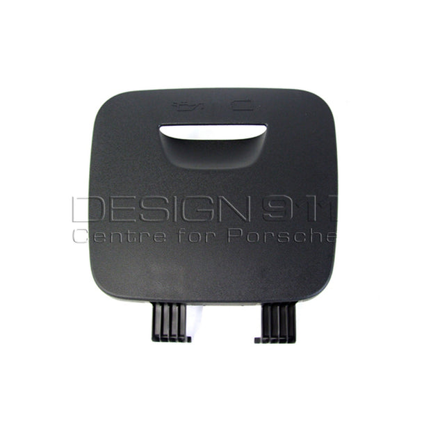 Lid for fluid reservoir. Satin Black – Porsche Boxster/Cayman