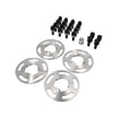 Wheel spacer set 5mm with wheel bolts and wheel lock set