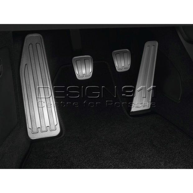 Porsche Genuine Part - Pedals and Footrest made of Aluminum MANUAL. Porsche 991 / 981 Boxster / 981 Cayman / 718 Boxster