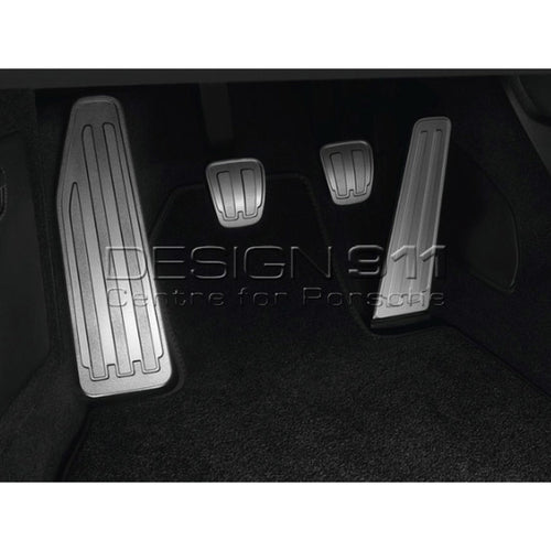 Aluminum Pedals and Footrest MANUAL – Porsche Original Part – Porsche 718 Boxster / Cayman