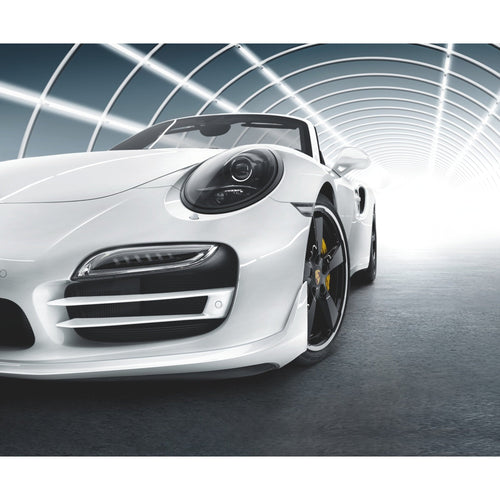 Porsche Originalteil – Lüftungsgitter-Ziersatz vorn und hinten grundiert. Porsche 991.1 Turbo / Turbo-Cabriolet