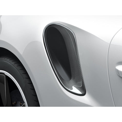 Rear side air intakes in carbon. Porsche 991.2 Turbo/S