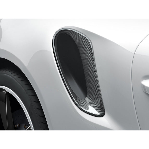 Rear side air intakes in carbon. Porsche 991.2 Turbo/S
