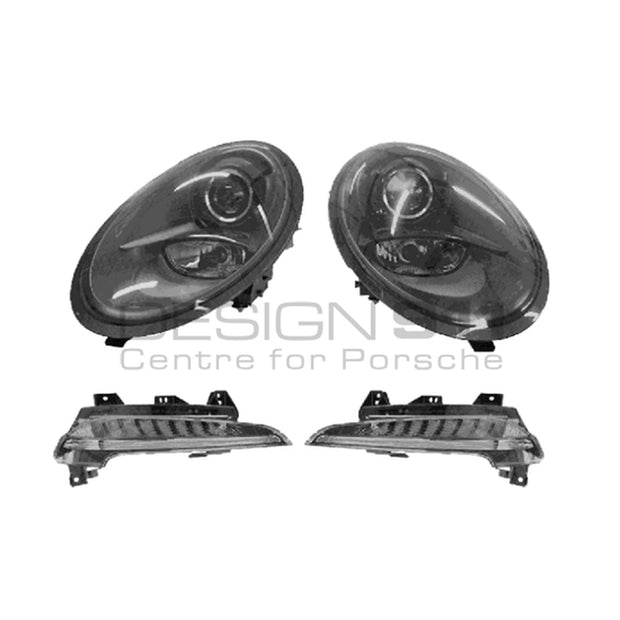 Porsche Originalteil – GETÖNTE Scheinwerfer & Frontlampen-Kit. Porsche 991 Carrera LHD Autos