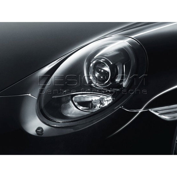 Porsche Originalteil – LED-Stirnlampen-Set in Schwarz mit PDLS+. Porsche 991 RHD-Fahrzeuge