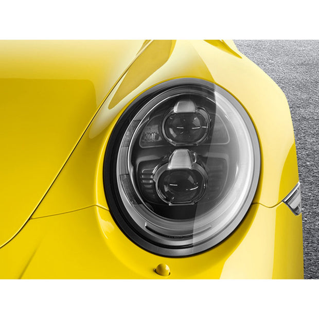 Porsche Originalteil – Schwarzes Scheinwerferset in LED. Porsche 991.2 LHD Fahrzeuge mit PDLS