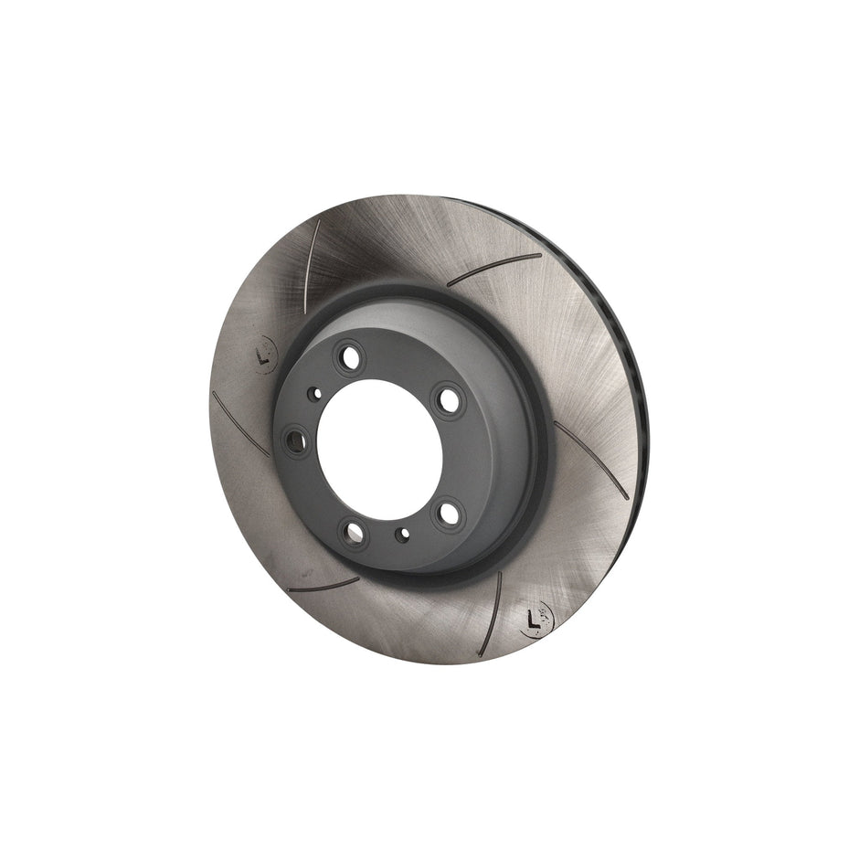 Slotted brake disc, front. Porsche 991 S 3.8L (OE part number 99135140301/99135140401)