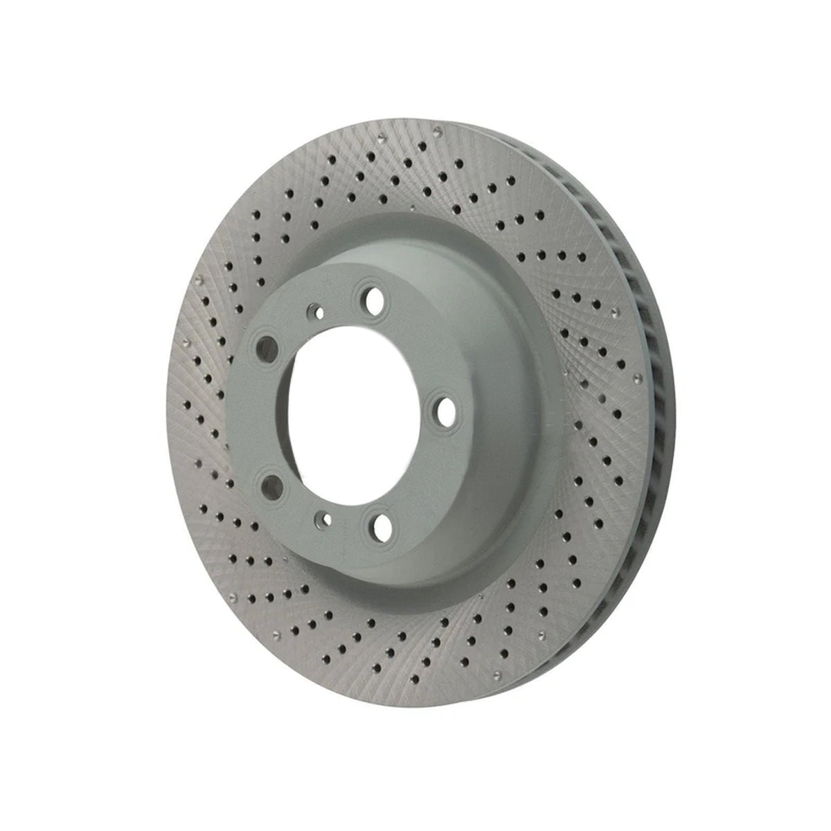 Rear brake disc, drilled monoblock, 330 x 28 mm. Porsche 991 3.4L
