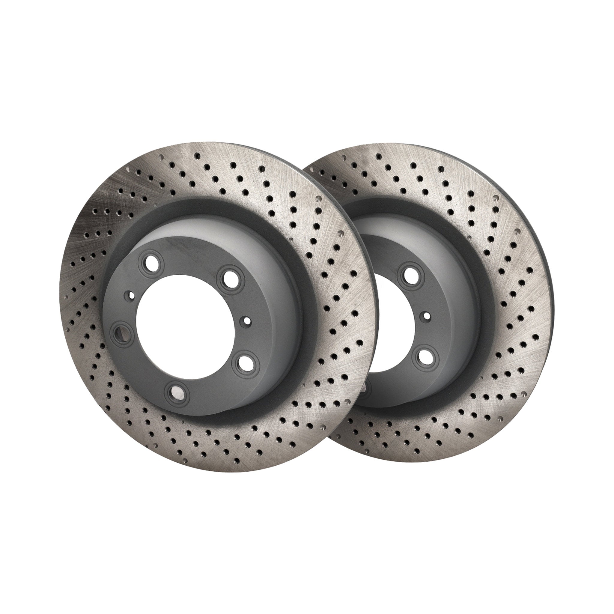 Brake disc 2-piece SET rear. Porsche 991 3.4L (OE part number 99135240100 /99135240200)