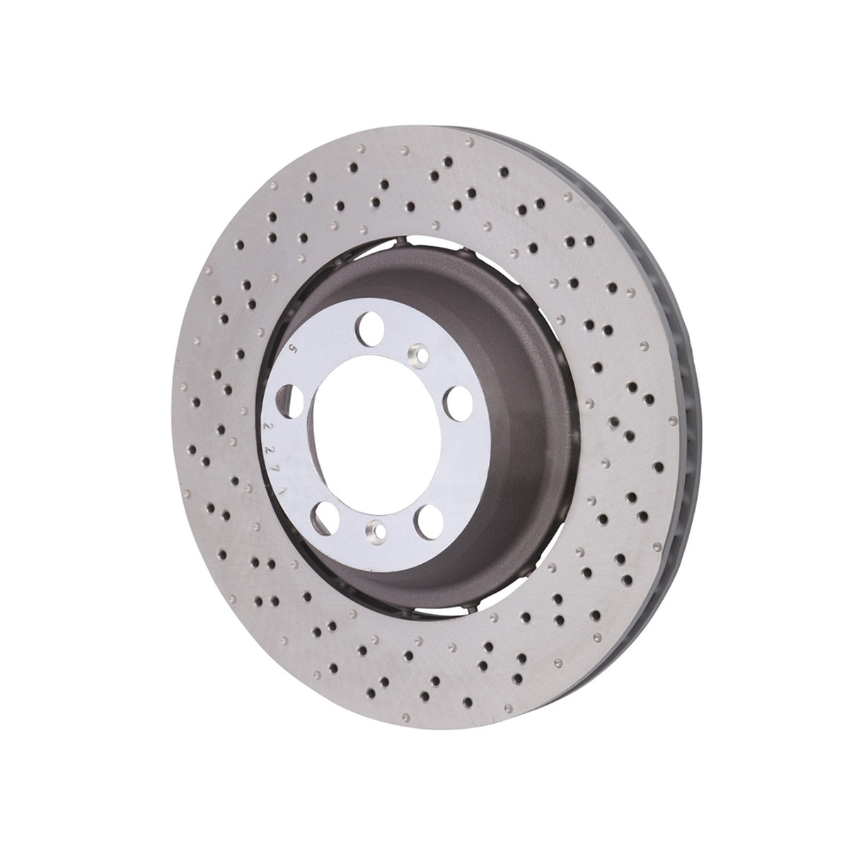 Rear brake disc, lightweight, drilled-grooved, 380x30mm. Porsche 991 GT3