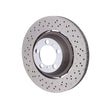 Rear brake disc, lightweight, drilled-grooved, 380x30mm. Porsche 991 GT3