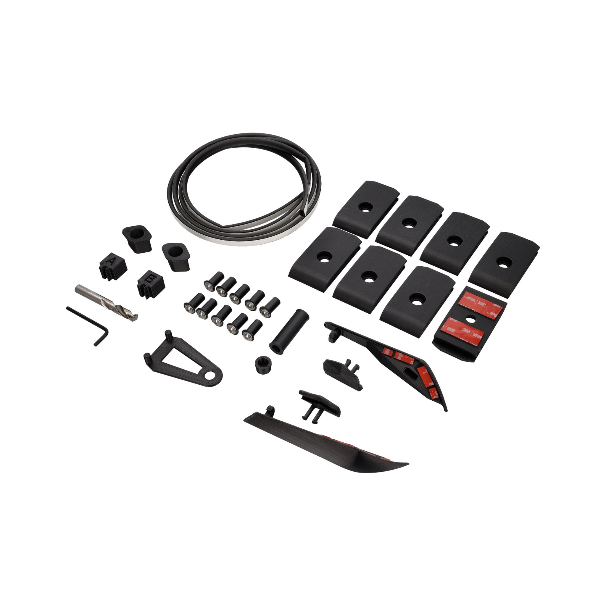 Adapter kit A for 991.1 front spoiler on 997 with 105-115mm ground clearance. Porsche 997.1