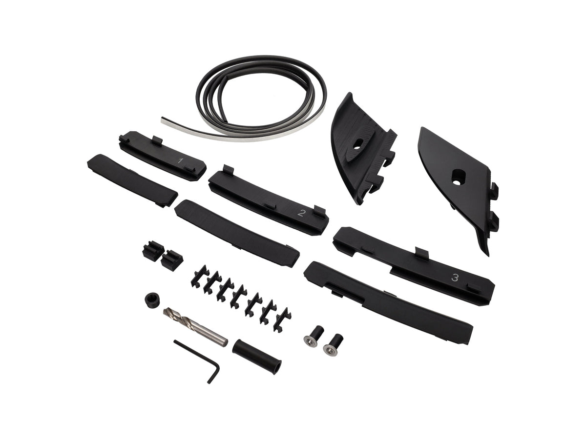 Adaptersatz B für Frontspoiler 991.1 auf 997.2 mit 130-140mm Bodenfreiheit. Porsche 997.2