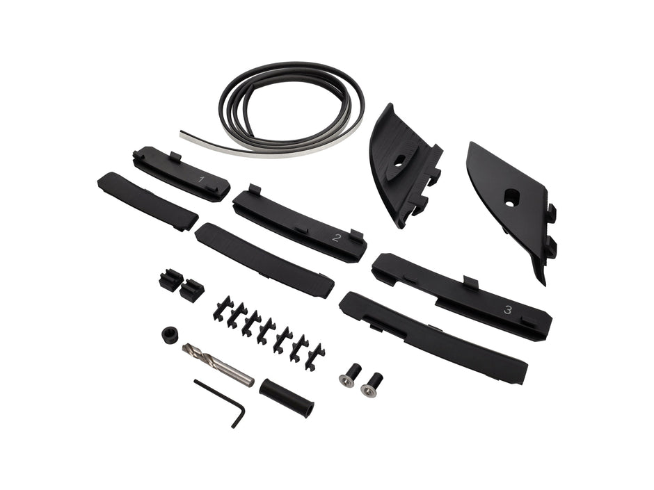 Adapter kit B for front spoiler 991.1 to 997.2 with 130-140mm ground clearance. Porsche 997.2