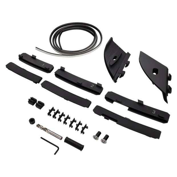 Adaptersatz B für Frontspoiler 991.1 auf 997.2 mit 130-140mm Bodenfreiheit. Porsche 997.2