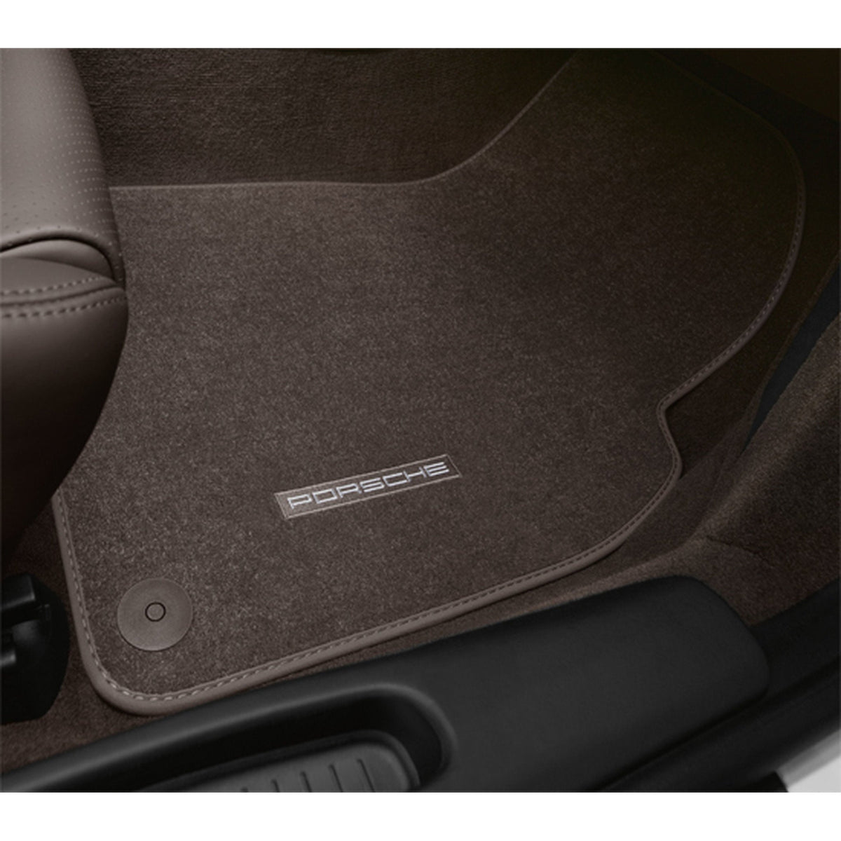 Porsche Originalteil – Fußmatten mit Nubuk-Kante. Porsche 991 (911) 2012>> LHD Autos