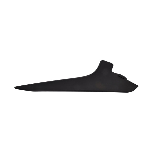 Center console trim in slush-molded black