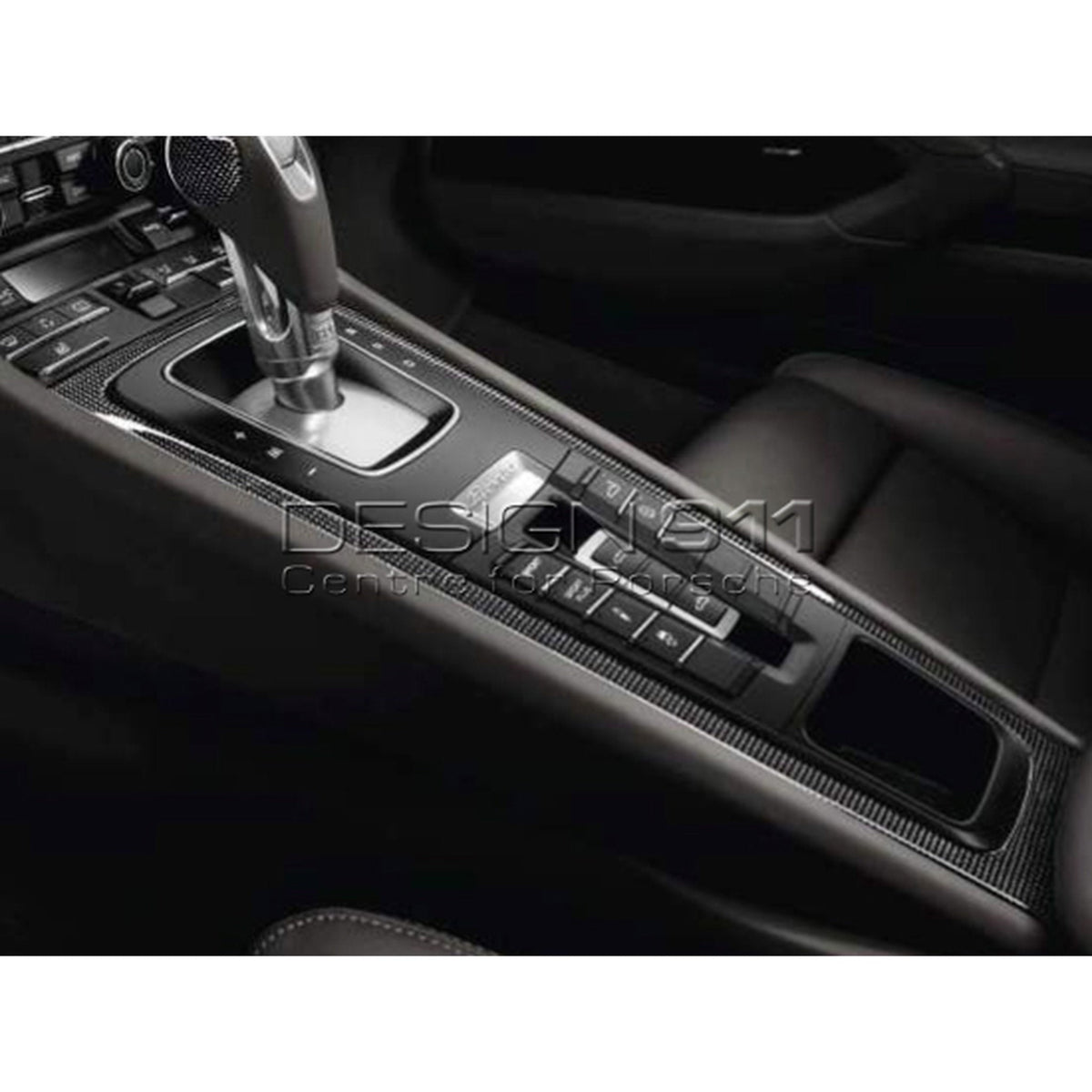 Mittelkonsolenabdeckung in CARBON. Boxster / 981C Cayman / 718 Boxster / 718 Cayman