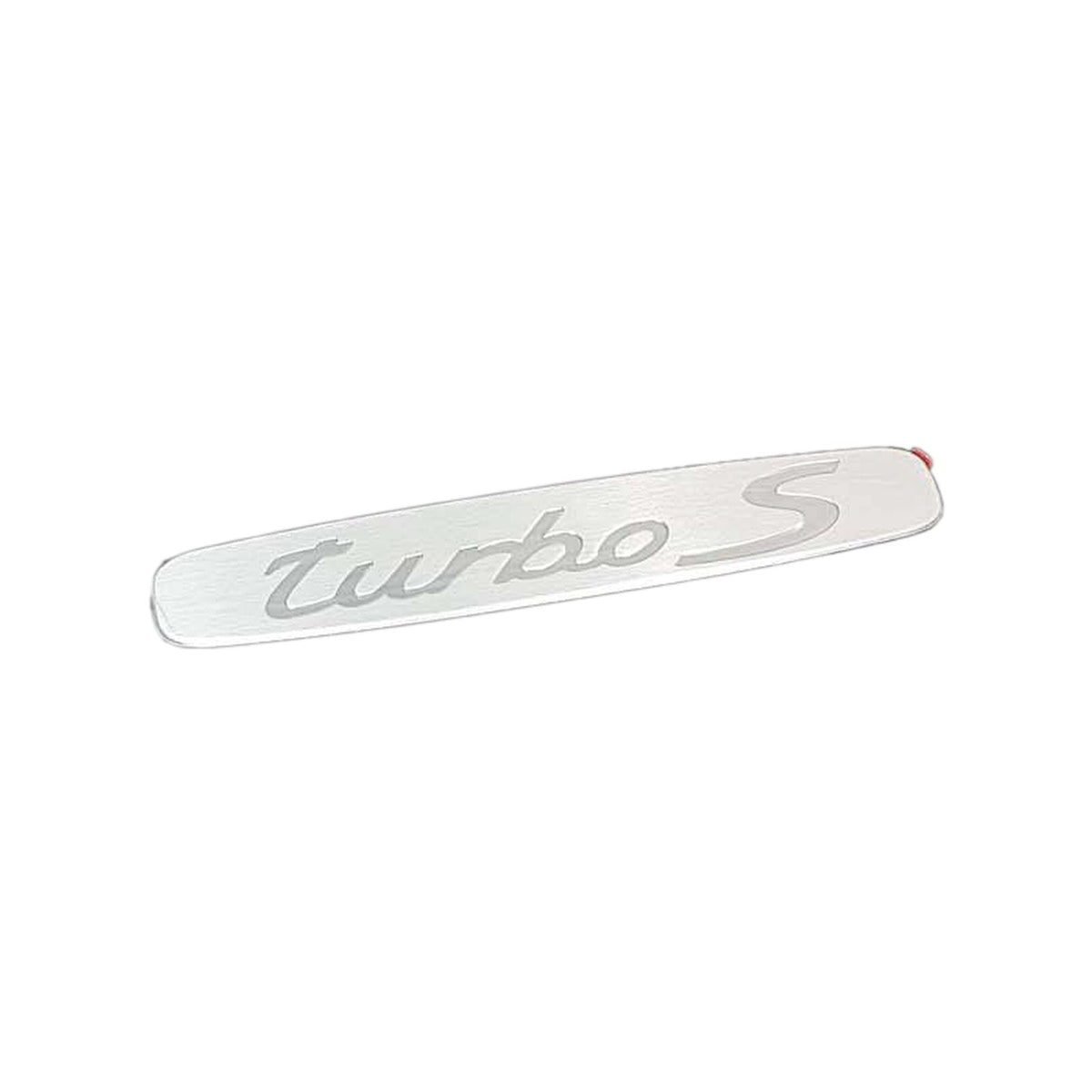 Logoplatte für Seitenschweller-Innenverkleidung. Porsche 991 Turbo/Turbo S