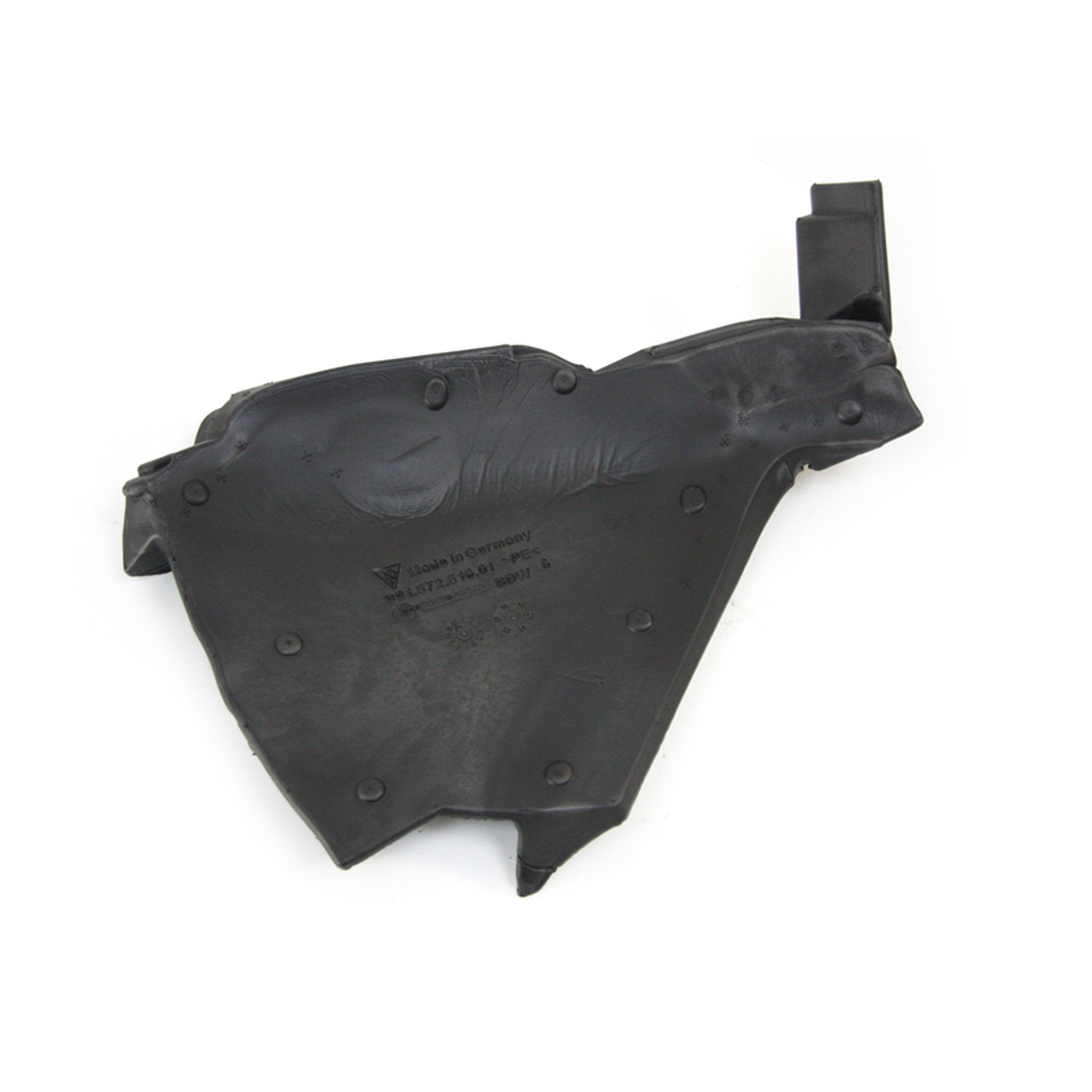 Splash guard made of foam for the front fender. Porsche Boxster Spyder / 981 Cayman / Cayman GT4 / 991 – Porsche Genuine Part