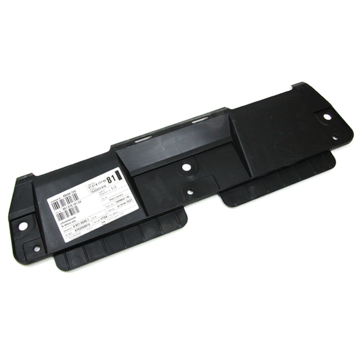 Center Radiator Air Deflector for Porsche 991.2 PDK Vehicles