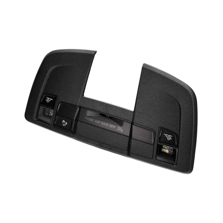 Roof console, Black. Porsche 982 Boxster / 991.2 Carrera Cabriolet / Targa 2017>>