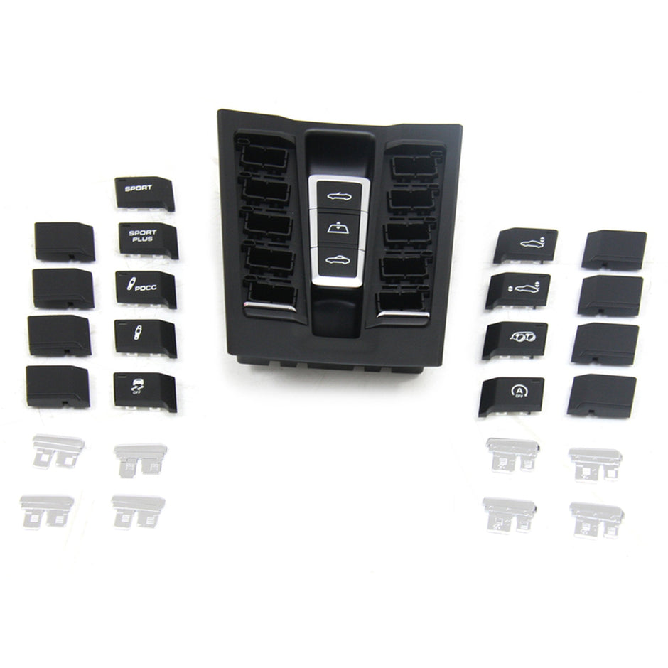 Repair kit for combined center console switches. Porsche 991.2 Cabriolet