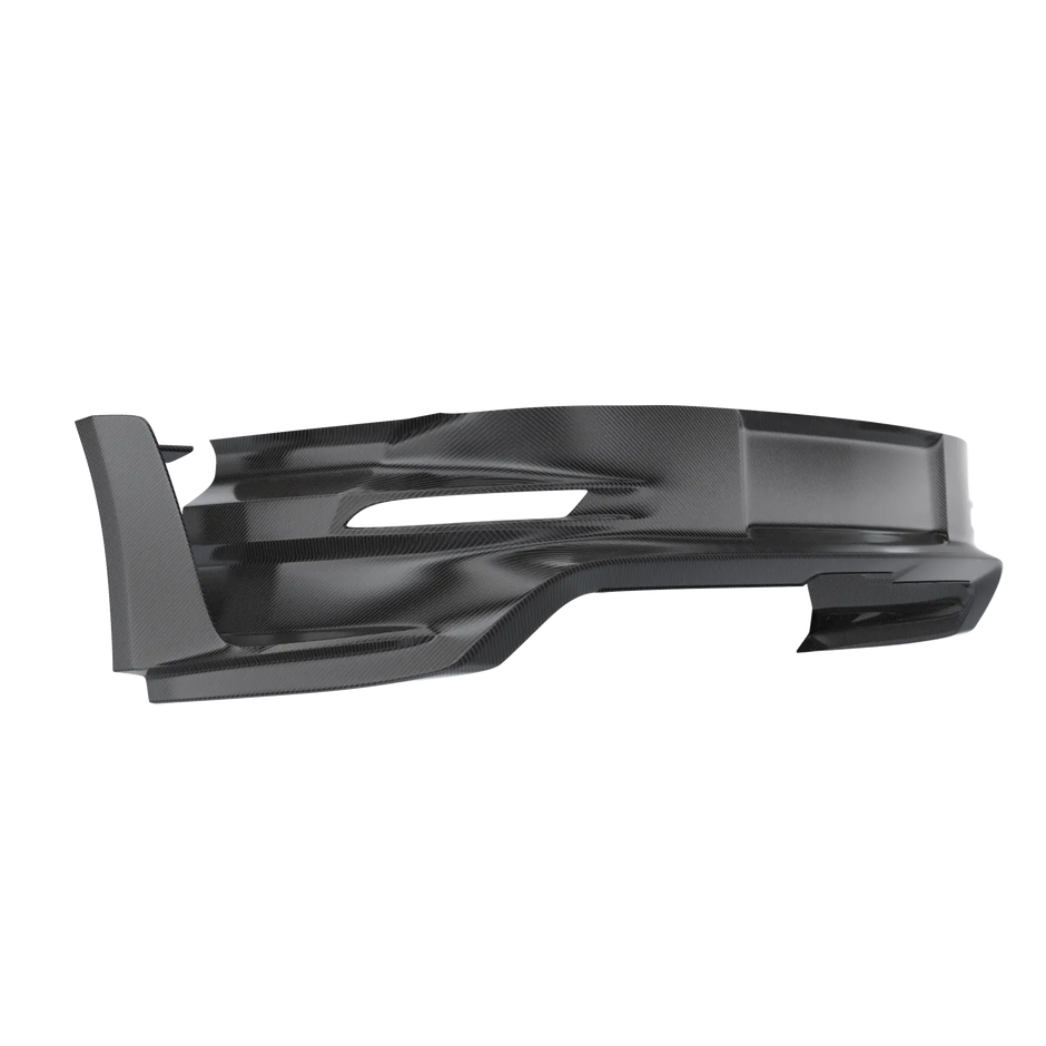 Rear Bumper Insert with Struts, Carbon Fiber Porsche 992