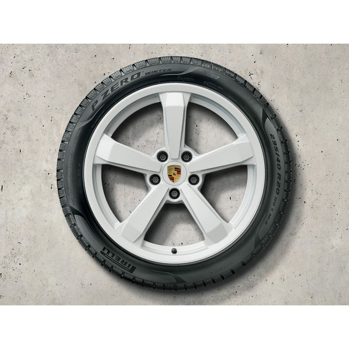 20" Alufelge – Weiß Geschmiedet – Porsche Originalteil
