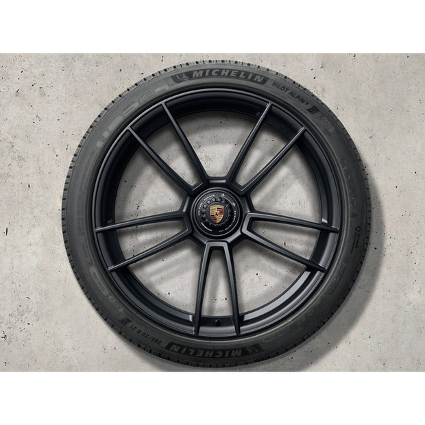 20" Alufelge – Schwarz Geschmiedet – Porsche Originalteil