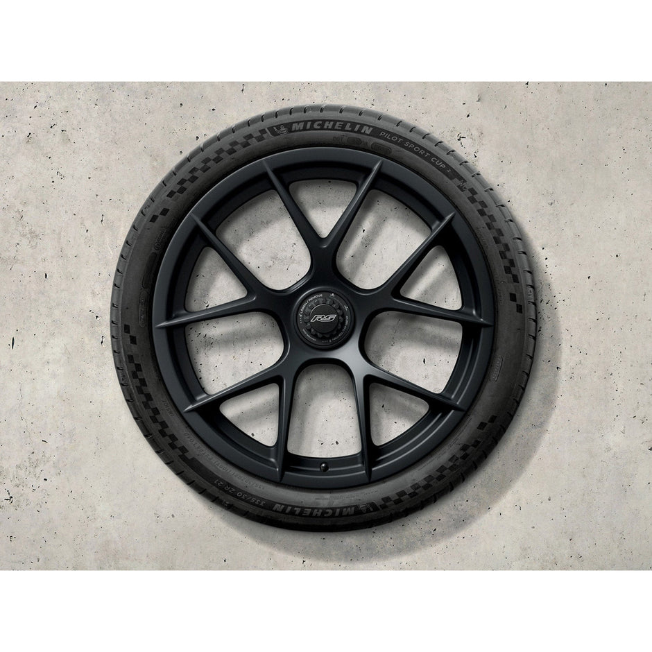 20" Alufelge – Schwarz Geschmiedet – Porsche Originalteil