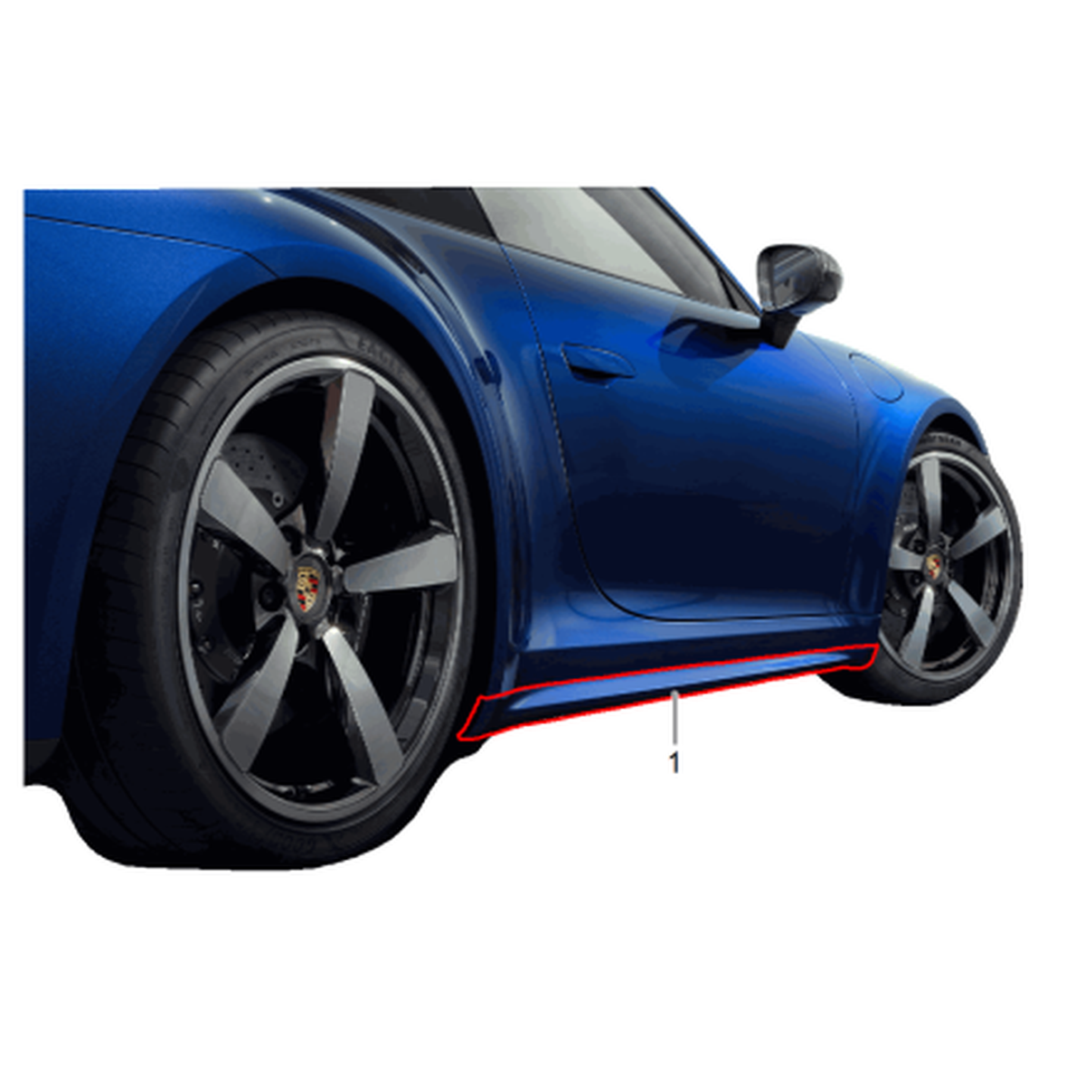 SportDesign Side Skirts Porsche 992 – Genuine Part