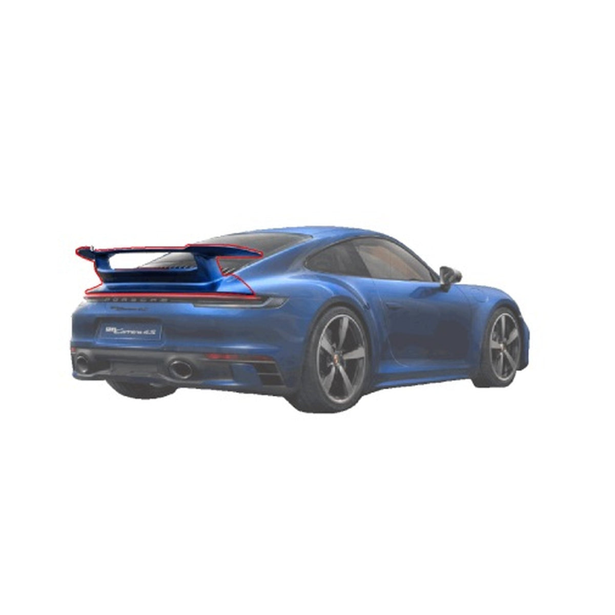 Aerokit-Heckspoiler Porsche 992 – Originalteil