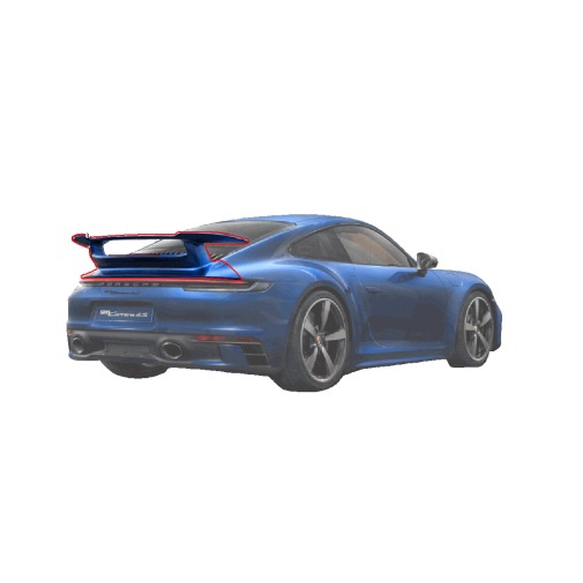 Aerokit Rear Spoiler Porsche 992 – Genuine Part