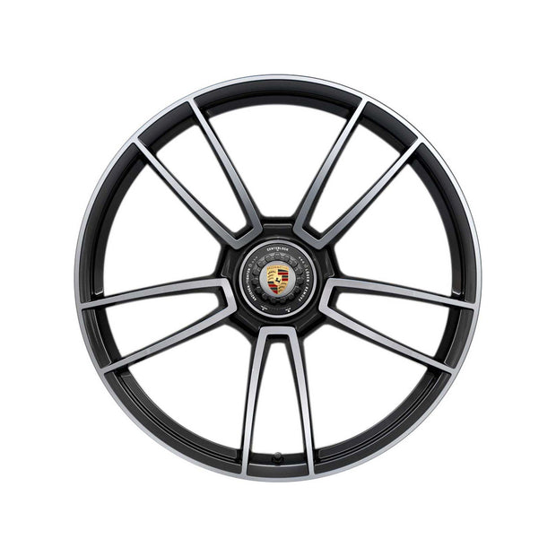 21" Alloy wheel center lock 11J ET66 – Black – Porsche Original Part