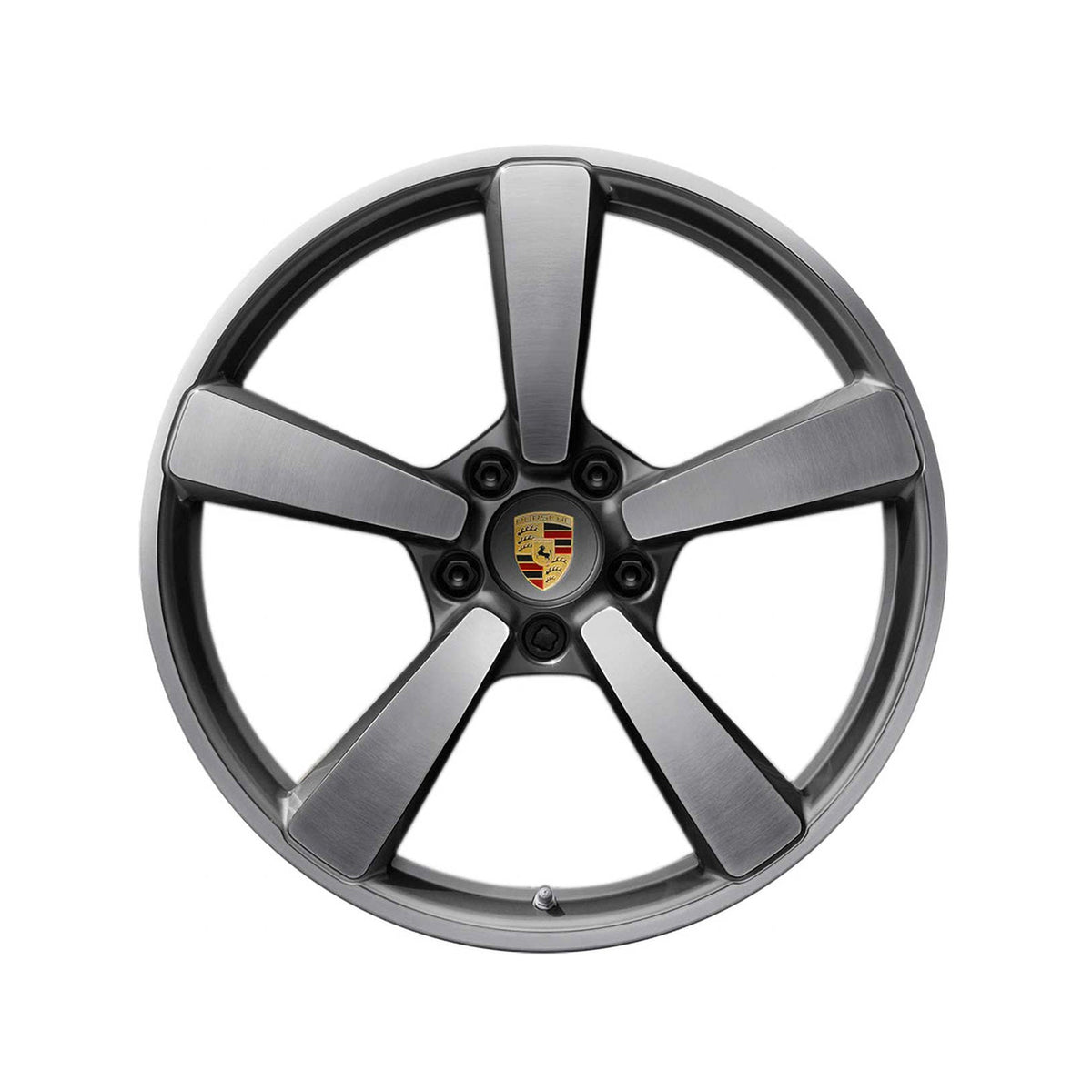 20" Aluminum Wheel Center Lock 9.5J ET44 – Black – Porsche Original Part