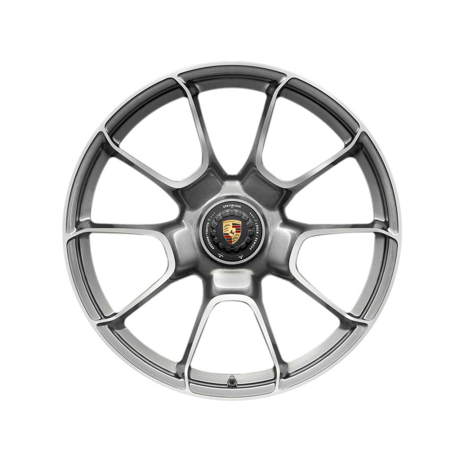 20" Alloy Wheel Center Lock 9.5J ET44 – Silver – Porsche Genuine Part