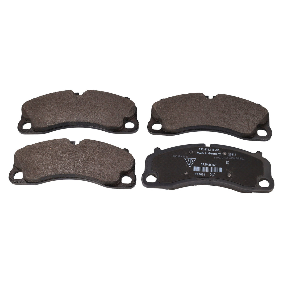 Brake pads, front Porsche 992 – Original part