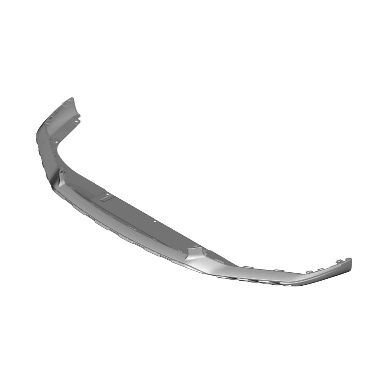 Lower front bumper spoiler, matte black Porsche 992 – Genuine part