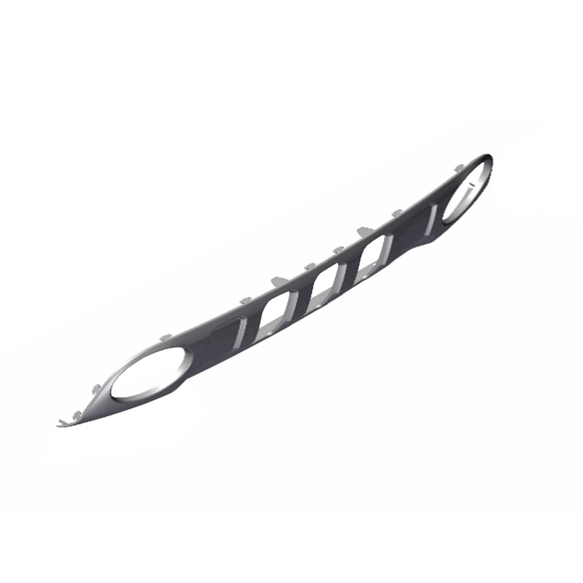 Trim Strip Rear Bumper Exhaust Surround Stainless Steel Porsche 992 – Original Part