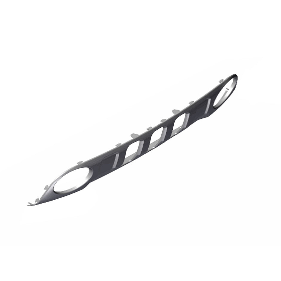 Trim Strip Rear Bumper Exhaust Surround Stainless Steel Porsche 992 – Original Part