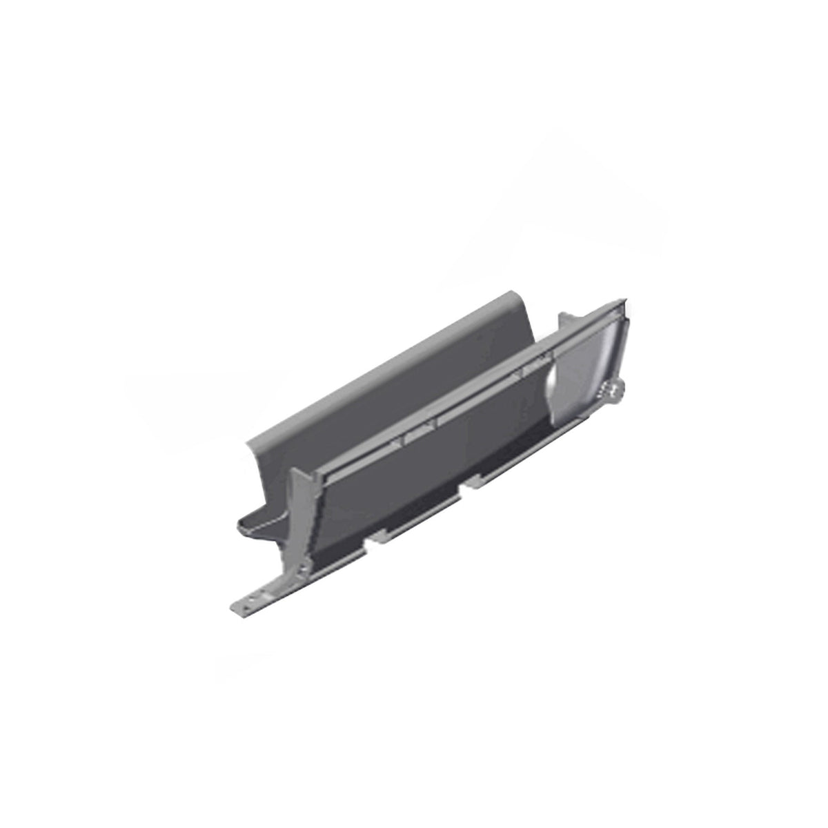 Center Trim for Tailpipe, Rear Bumper, Matte Black, Porsche 992 – Genuine Part