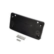 License plate holder with fastenings, matte black Porsche 992 – Genuine Part