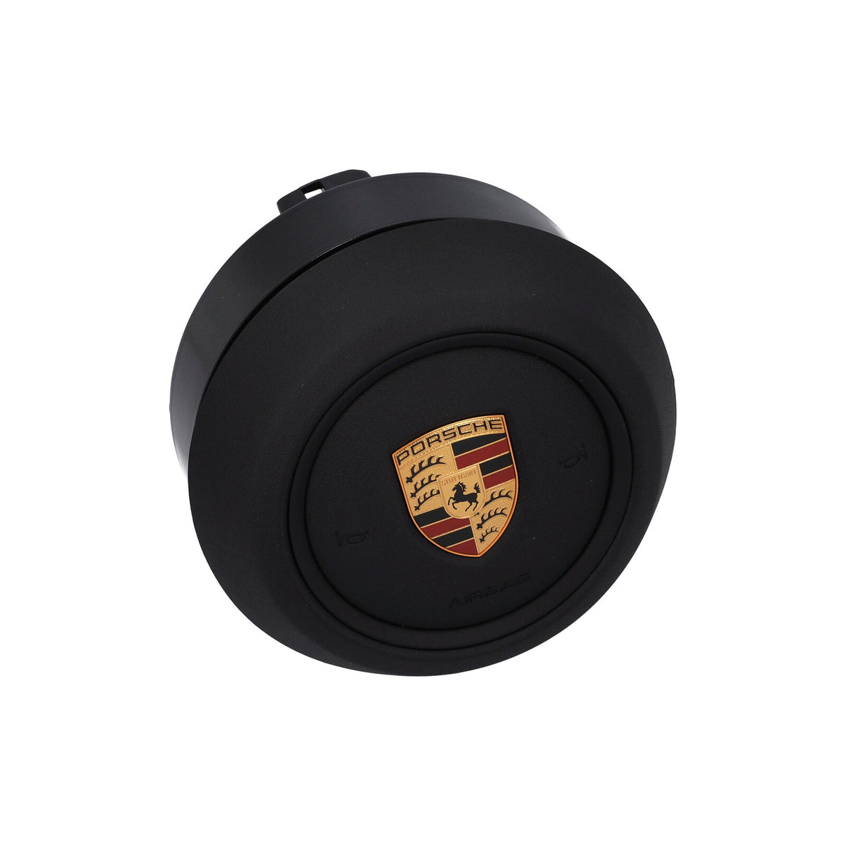 Airbag unit for steering wheel, Black-Black Porsche 992 – Genuine part